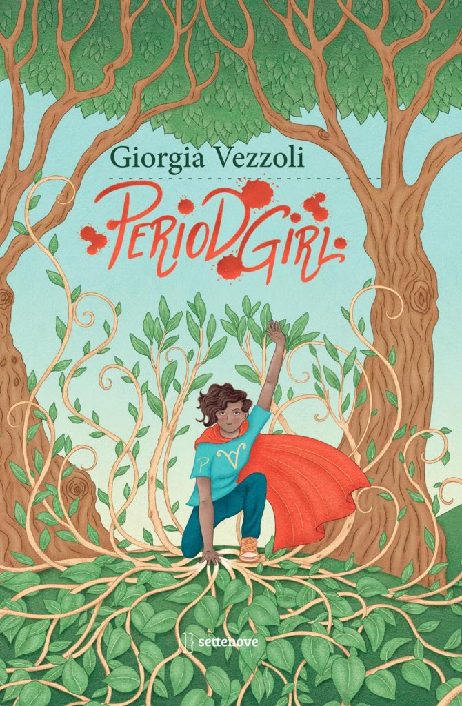Copertina del libro "Period Girl" che parla di mestruazioni femminili e dei cambiamenti della pubertà femminile