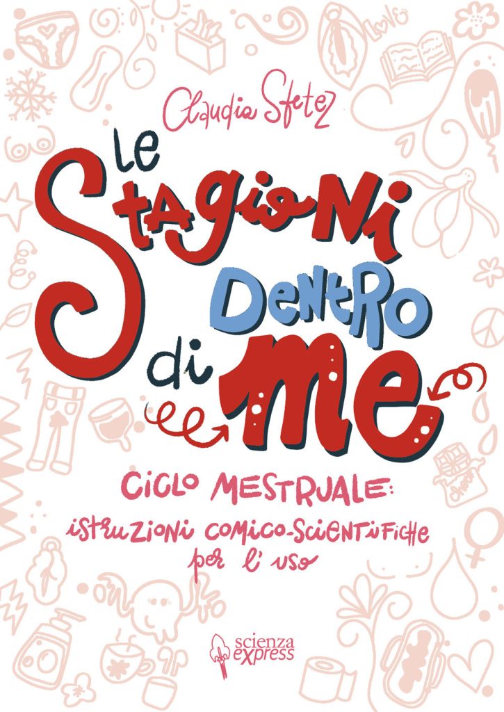 Copertina del libro Le stagioni dentro di me, che parla di mestruazioni femminili e dei cambiamenti della pubertà femminile